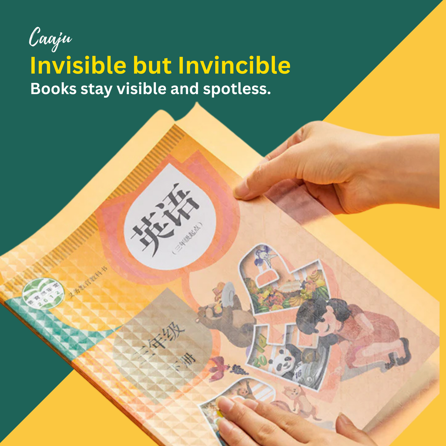 Caaju™ Self Adhesive Book & Notebook Cover